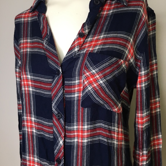 Rails Long Sleeve Plaid Button Down Shirt - Picture 5 of 8